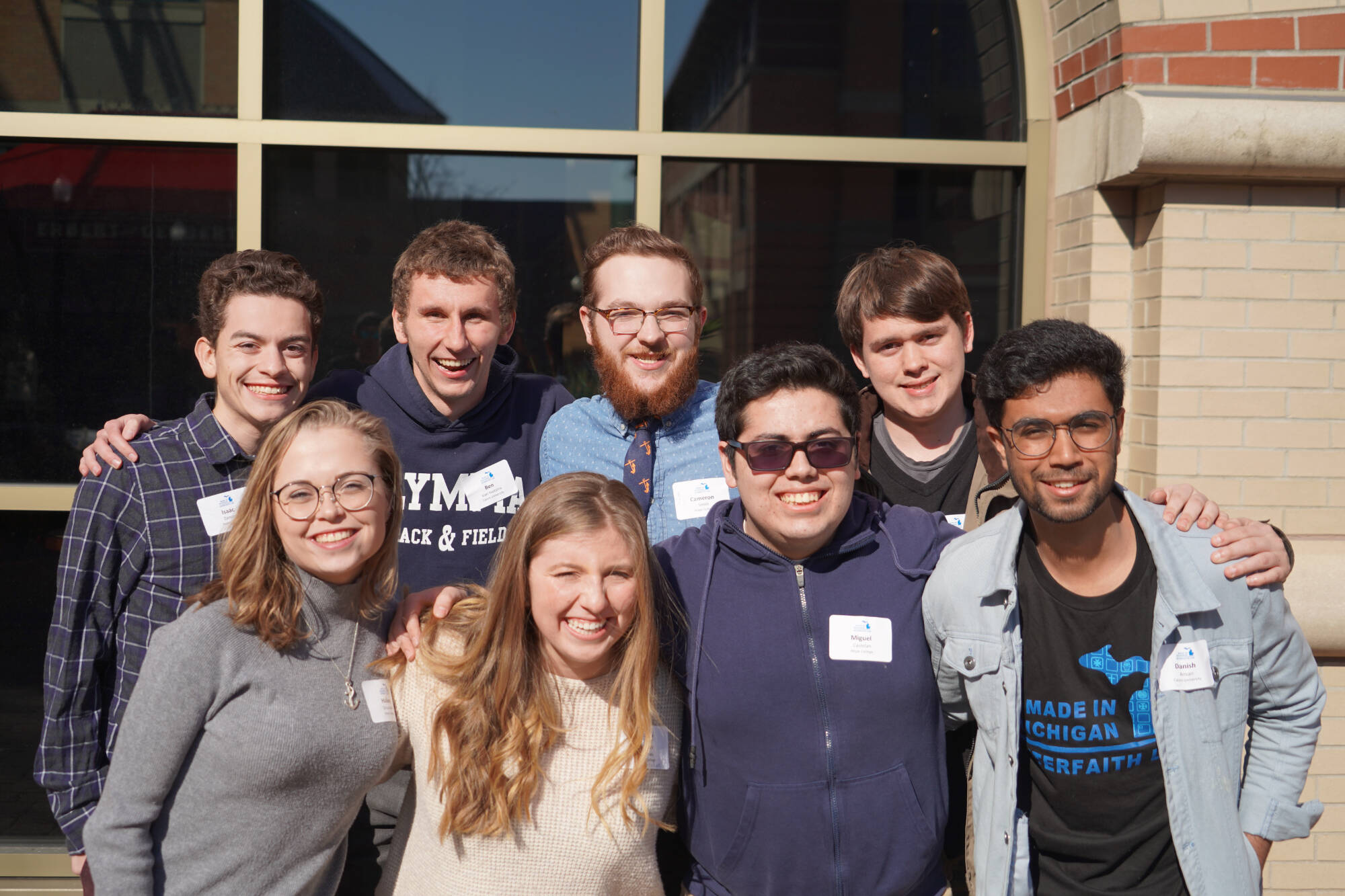 GVSU students at our Made in Michigan Interfaith Lab